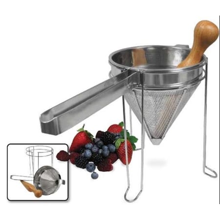 Sharptools Stainless Steel Cone Strainer & Pestle Set SH144263